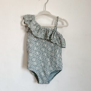 Girls Patterned Swimsuit